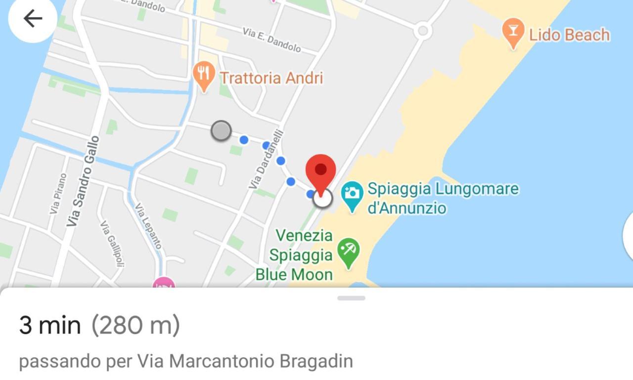 Appartamento Bolle Blu Venezia Lido Esterno foto